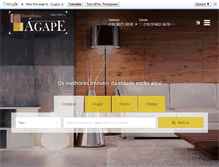 Tablet Screenshot of imoveisagape.com.br